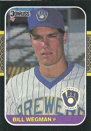 #109 Bill Wegman - Milwaukee Brewers - 1987 Donruss Baseball