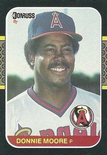 #110 Donnie Moore - California Angels - 1987 Donruss Baseball