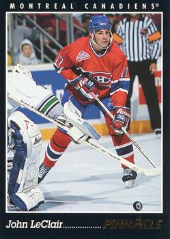 #112 John LeClair - Montreal Canadiens - 1993-94 Pinnacle Hockey