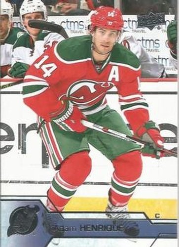 #112 Adam Henrique - New Jersey Devils - 2016-17 Upper Deck Hockey