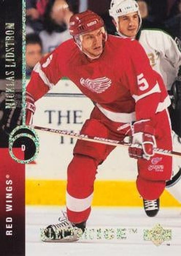#112 Nicklas Lidstrom - Detroit Red Wings - 1994-95 Upper Deck Hockey - Electric Ice