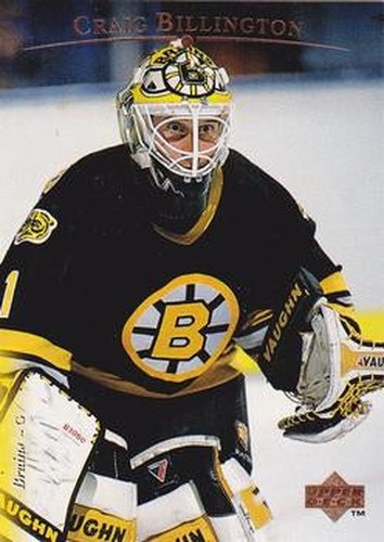 #112 Craig Billington - Boston Bruins - 1995-96 Upper Deck Hockey