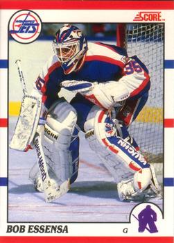 #112 Bob Essensa - Winnipeg Jets - 1990-91 Score Canadian Hockey