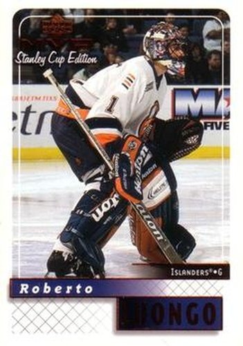 #112 Roberto Luongo - New York Islanders - 1999-00 Upper Deck MVP Stanley Cup Edition Hockey