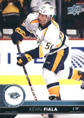 #112 Kevin Fiala - Nashville Predators - 2017-18 Upper Deck Hockey
