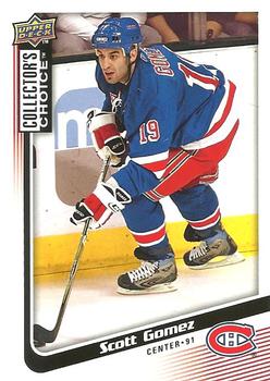 #112 Scott Gomez - Montreal Canadiens - 2009-10 Collector's Choice Hockey