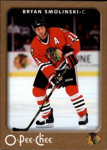 #112 Bryan Smolinski - Chicago Blackhawks - 2006-07 O-Pee-Chee Hockey