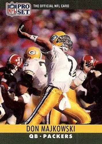 #112 Don Majkowski - Green Bay Packers - 1990 Pro Set Football