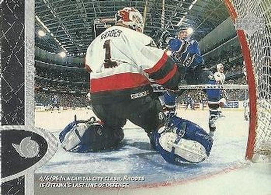 #112 Damian Rhodes - Ottawa Senators - 1996-97 Upper Deck Hockey
