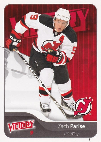 #112 Zach Parise - New Jersey Devils - 2011-12 Upper Deck Victory Hockey