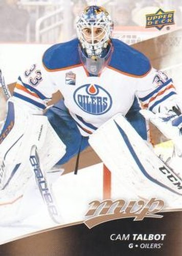 #112 Cam Talbot - Edmonton Oilers - 2017-18 Upper Deck MVP Hockey