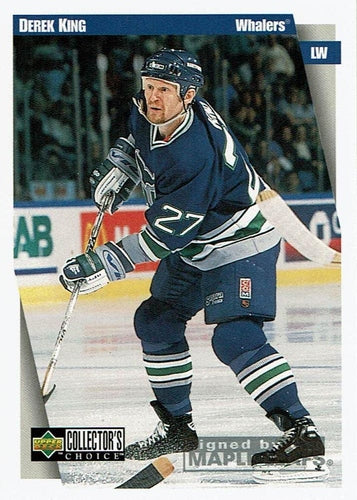 #112 Derek King - Toronto Maple Leafs - 1997-98 Collector's Choice Hockey