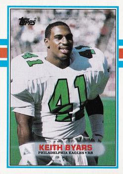 #112 Keith Byars - Philadelphia Eagles - 1989 Topps Football