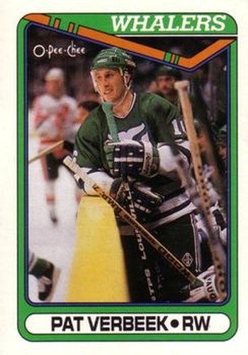 #112 Pat Verbeek - Hartford Whalers - 1990-91 O-Pee-Chee Hockey