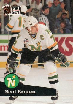 #112 Neal Broten - 1991-92 Pro Set Hockey