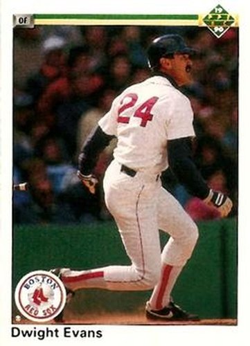 #112 Dwight Evans - Boston Red Sox - 1990 Upper Deck Baseball