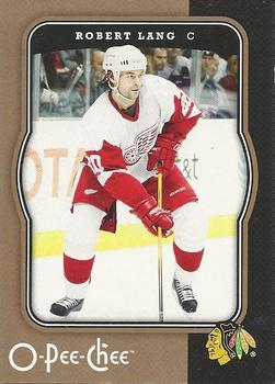 #112 Robert Lang - Chicago Blackhawks - 2007-08 O-Pee-Chee Hockey