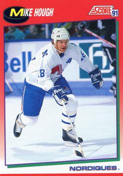 #112 Mike Hough - Quebec Nordiques - 1991-92 Score Canadian Hockey