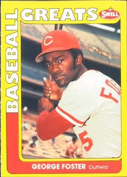 #112 George Foster - Cincinnati Reds - 1991 Swell Baseball Greats