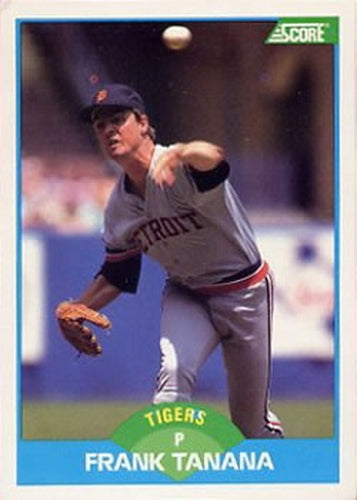 #112 Frank Tanana - Detroit Tigers - 1989 Score Baseball