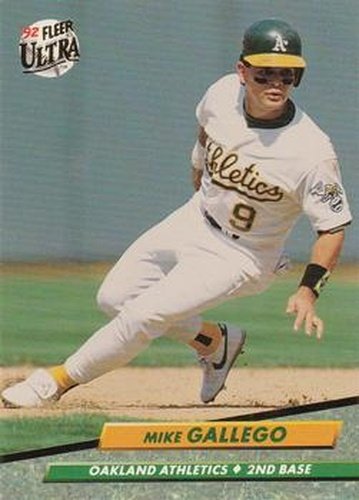 #112 Mike Gallego - Oakland Athletics - 1992 Ultra Baseball