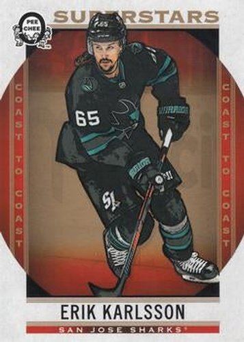 #112 Erik Karlsson - San Jose Sharks - 2018-19 O-Pee-Chee Coast to Coast Hockey
