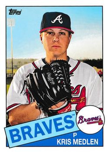 #112 Kris Medlen - Atlanta Braves - 2013 Topps Archives Baseball
