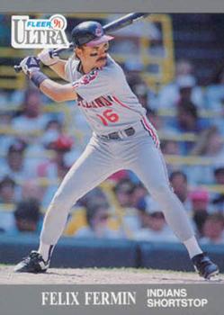 #112 Felix Fermin - Cleveland Indians - 1991 Ultra Baseball