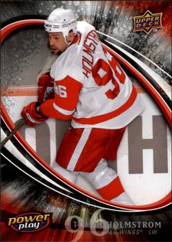 #112 Tomas Holmstrom - Detroit Red Wings - 2008-09 Upper Deck Power Play Box Set Hockey