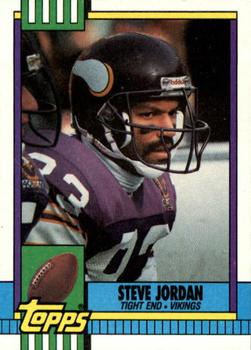 #112 Steve Jordan - Minnesota Vikings - 1990 Topps Football