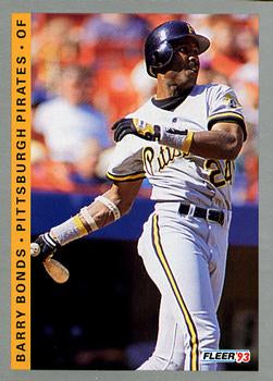 #112 Barry Bonds - Pittsburgh Pirates - 1993 Fleer Baseball