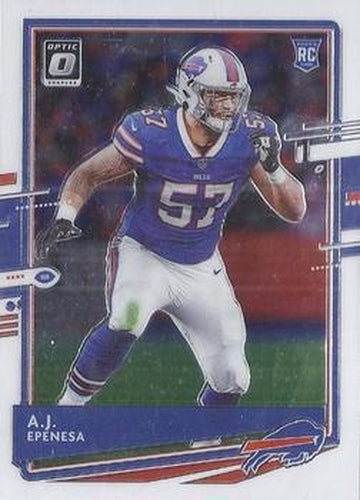 #112 A.J. Epenesa - Buffalo Bills - 2020 Donruss Optic Football