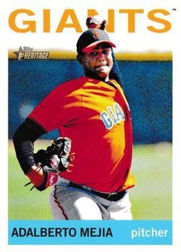 #112 Adalberto Mejia - San Jose Giants - 2013 Topps Heritage Minor League Baseball