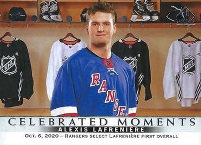 #112 Alexis Lafreniere - New York Rangers - 2020-21 SP Authentic Hockey