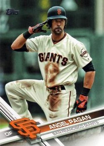 #112 Angel Pagan - San Francisco Giants - 2017 Topps Baseball