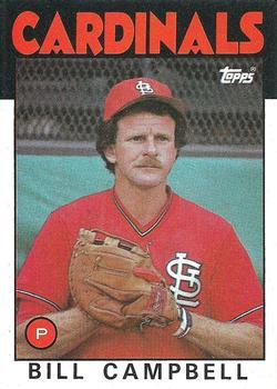 #112 Bill Campbell - St. Louis Cardinals - 1986 Topps Baseball