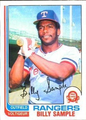 #112 Billy Sample - Texas Rangers - 1982 O-Pee-Chee Baseball