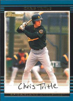 #112 Chris Tritle - Oakland Athletics - 2002 Bowman Baseball