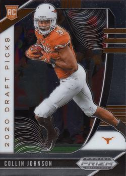 #112 Collin Johnson- Texas Longhorns - 2020 Panini Prizm Draft Picks Football