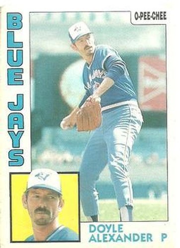 #112 Doyle Alexander - Toronto Blue Jays - 1984 O-Pee-Chee Baseball
