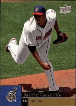 #112 Fausto Carmona - Cleveland Indians - 2009 Upper Deck Baseball