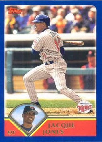 #112 Jacque Jones - Minnesota Twins - 2003 Topps Baseball