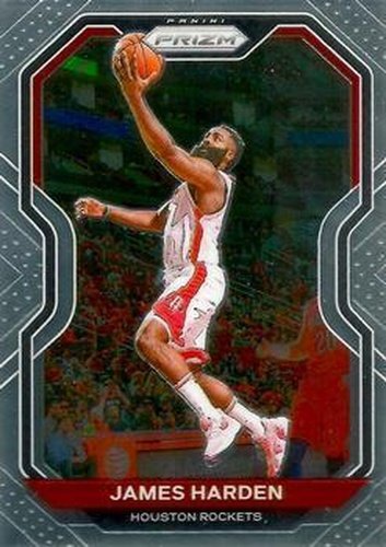 #112 James Harden - Houston Rockets - 2020-21 Panini Prizm Basketball