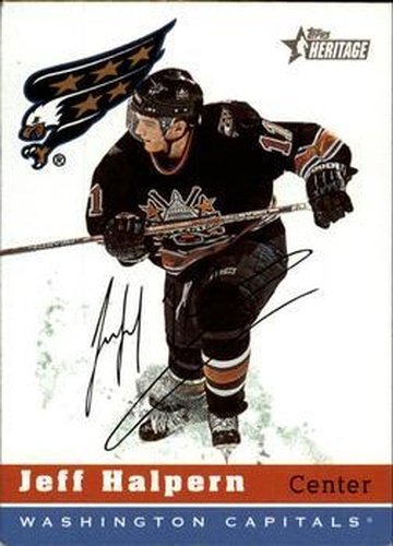#112 Jeff Halpern - Washington Capitals - 2000-01 Topps Heritage Hockey