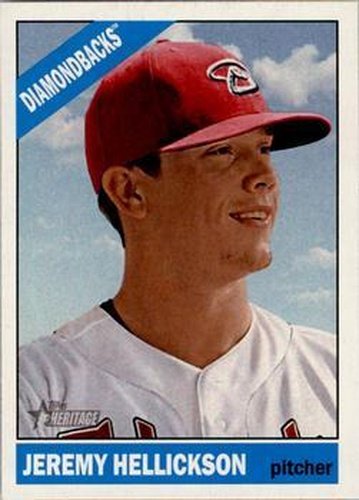 #112 Jeremy Hellickson - Arizona Diamondbacks - 2015 Topps Heritage Baseball