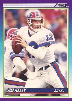 #112 Jim Kelly - Buffalo Bills - 1990 Score Football