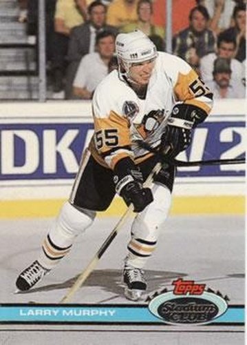 #112 Larry Murphy - Pittsburgh Penguins - 1991-92 Stadium Club Hockey