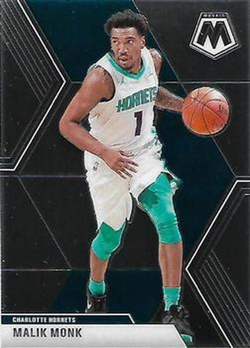 #112 Malik Monk - Charlotte Hornets - 2019-20 Panini Mosaic Basketball