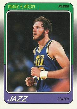 #112 Mark Eaton - Utah Jazz - 1988-89 Fleer Basketball