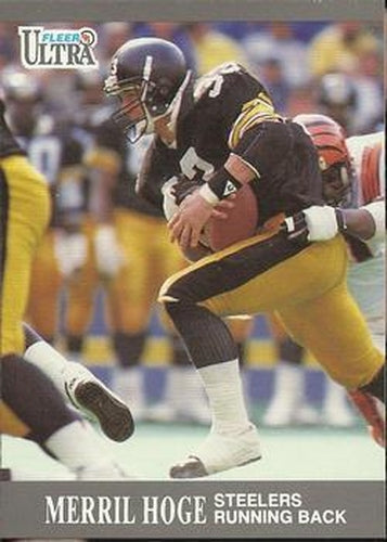 #112 Merril Hoge - Pittsburgh Steelers - 1991 Ultra Football